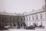 Budova ZUŠ Hranice se mění v čase / fotogalerie / Školní náměstí na fotografii z roku 1920, foto: sbírky Městského muzea a galerie v Hranicích