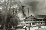 Sokoli rozhýbali život ve městě / fotogalerie / Hranická sokolovna vyhořela dne 2. května 1974, foto: archiv hranického muzea