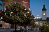 Vlajkovníky zdobí centrum Hranic / fotogalerie / Vlajkovníky v centru Hranic, foto: Jiří Necid