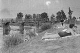 V muzeu bude přehlídka historických plavek / fotogalerie / Bečva u Ústeckého mostu v roce 1963, foto: Petr Michalík